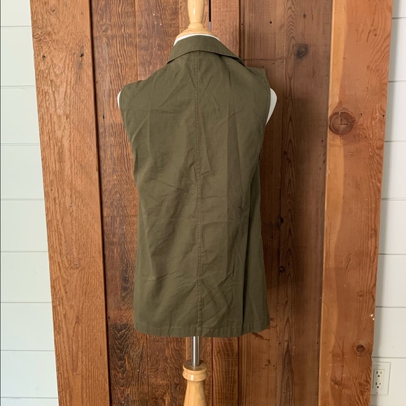 ASOS Daisy Street Utility Sleeveless Jacket Vest - Picture 3 of 4